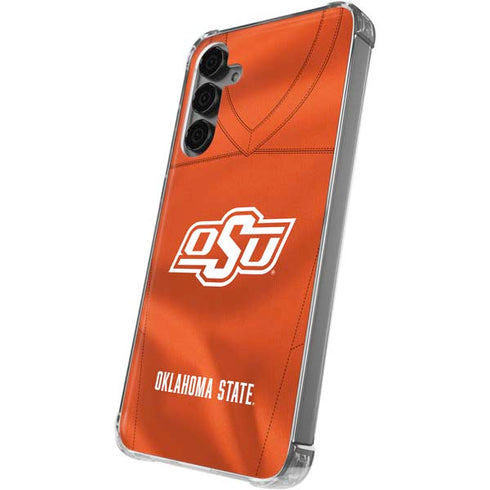 Oklahoma State University Orange Jersey Galaxy S24 Plus Clear Case